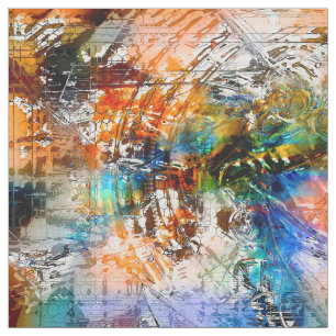 Art Radical 4 Tissu Personnalisé