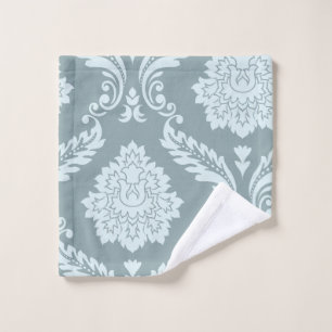 Art Rococo Damassé I Bleu de Canard Œuf+Turquoise