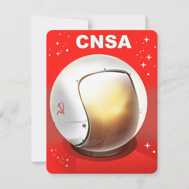 Art spatial de la CNSA Chine. (Devant)