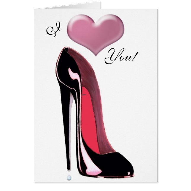 Art stylet noir de chaussure (Devant)