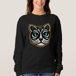 Art Sweatshirt de chat Odd-Eyed