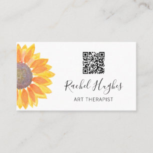 Art Therapist QR Code Carte de visite