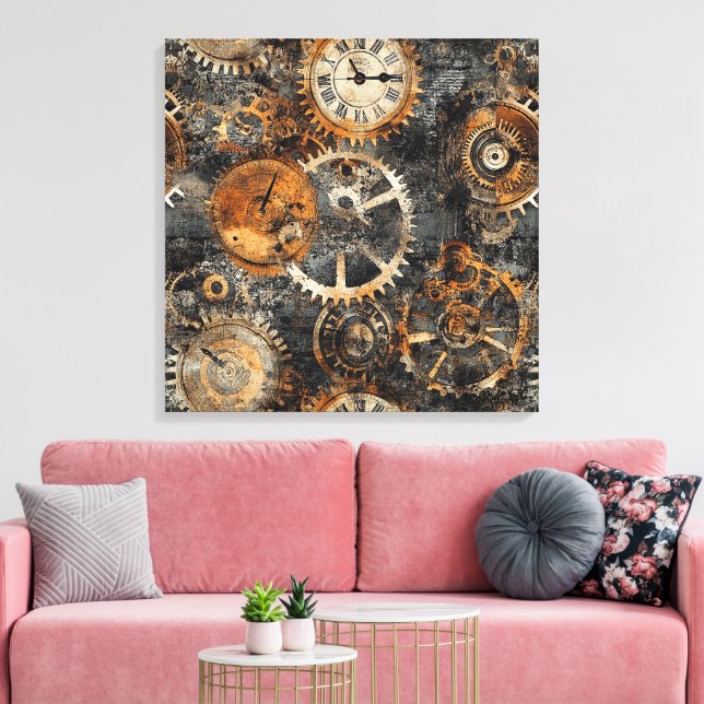 Art Toile Vintage Steampunk (Insitu(Salon))