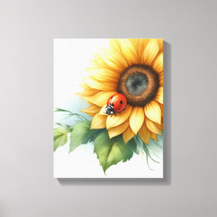 art tournesol - Toile emballée