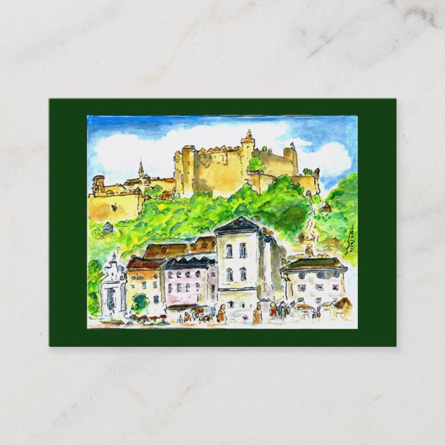 Art Trading Museum Cartes de visite Salzburg Castl (Devant)