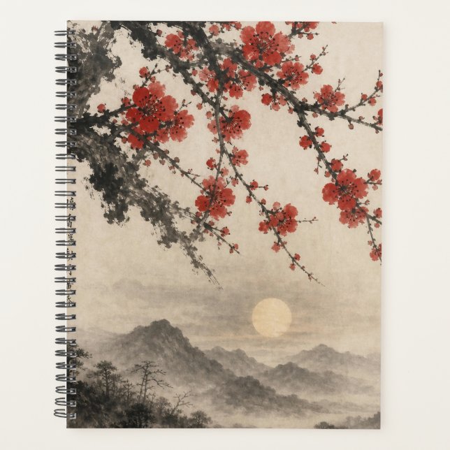 Art traditionnel sumi-e en lavis d'encre (Devant)