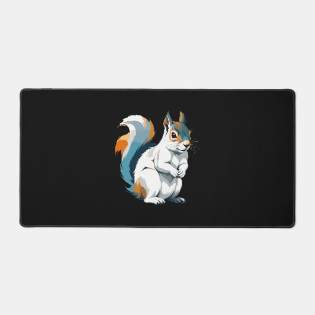 Art vectoriel écureuil aux couleurs vives (Recto)