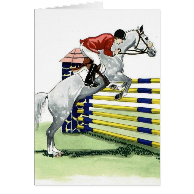 ART vertical bleu et jaune de Showjumping de (Devant)