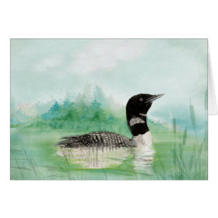 Art vide de nature d'oiseau de dingue d'aquarelle