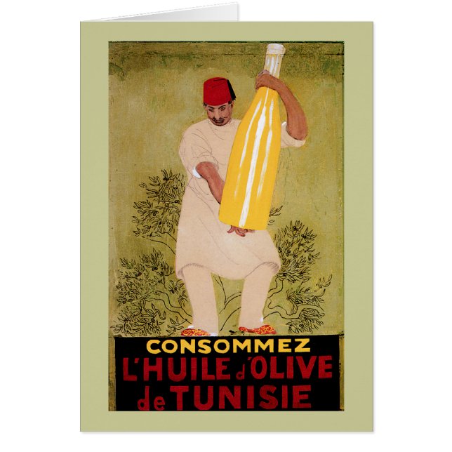 Art vintage d'annonce de nourriture d'huile (Devant)