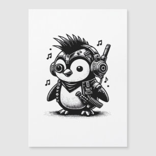 Art vintage pingouin Weirdcore Punkrock Whimsigoth