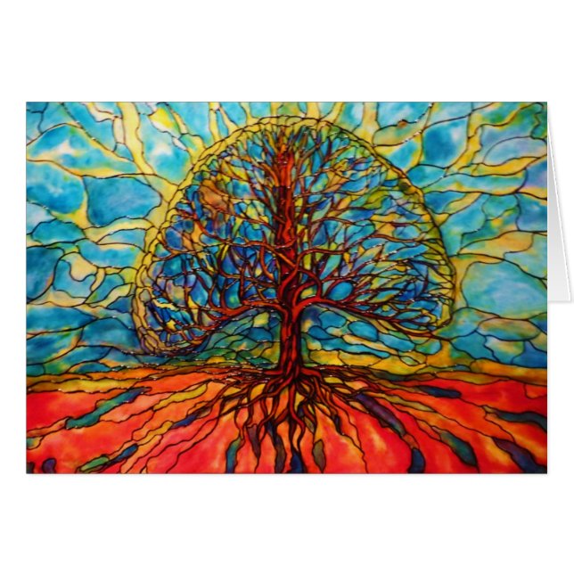 ArtByRae - arbre de carte postale de la vie (Devant horizontal)