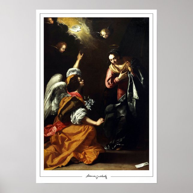 Artemisia Gentileschi Zedign Affiche d'art #34 (Devant)