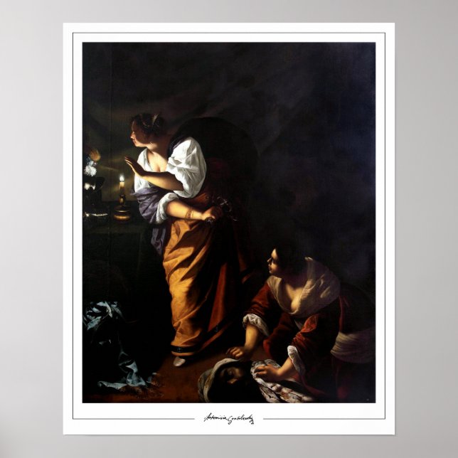 Artemisia Gentileschi Zedign Art Affiche #55 (Devant)