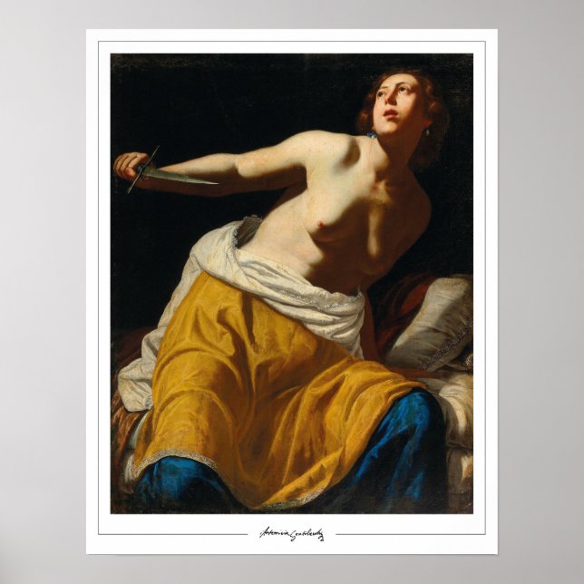 Artemisia Gentileschi Zedign Art Poster #1 (Devant)