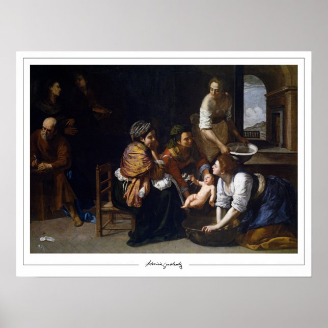 Artemisia Gentileschi Zedign Art Poster #13 (Devant)