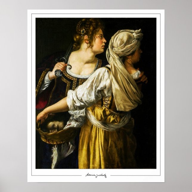 Artemisia Gentileschi Zedign Art Poster #3 (Devant)
