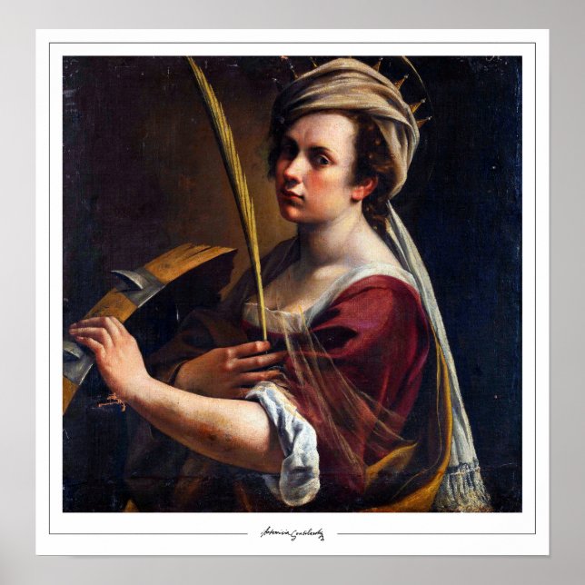 Artemisia Gentileschi Zedign Art Poster #4 (Devant)