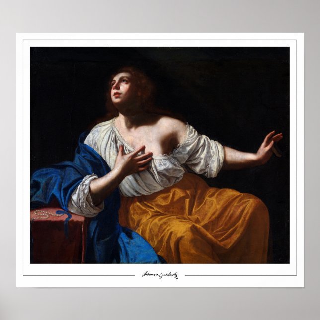 Artemisia Gentileschi Zedign Poster d'art #11 (Devant)