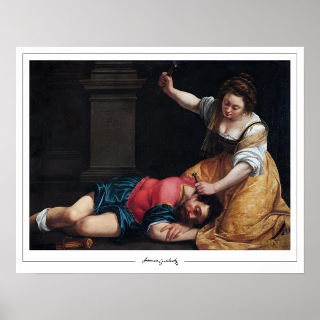 Artemisia Gentileschi Zedign Poster d'art #14 (Devant)