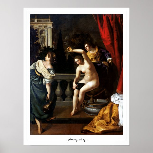 Artemisia Gentileschi Zedign Poster d'art #45 (Devant)