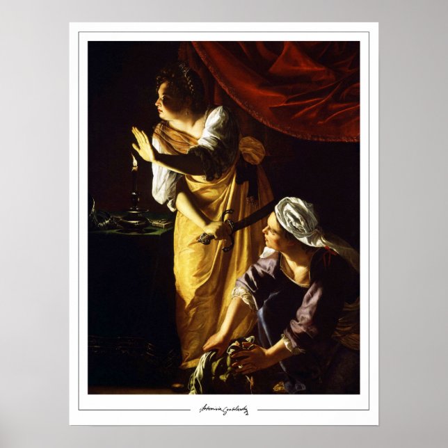Artemisia Gentileschi Zedign Poster d'art #75 (Devant)