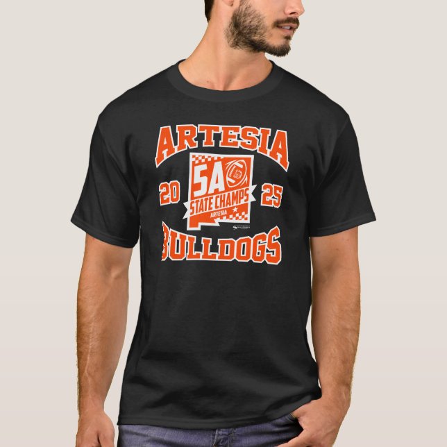 Artesia Bulldogs State Champs Logo T-Shirt (Devant)