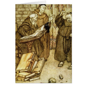 Arthur Rackham Illustration 'du choucas du Rhésu