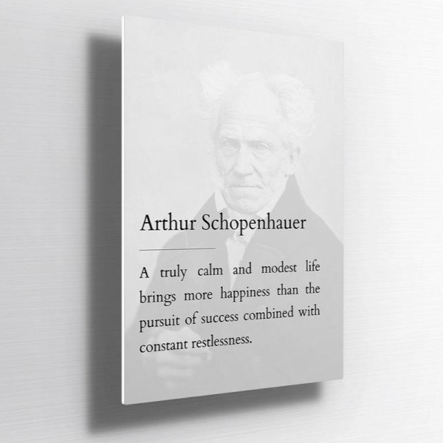 Arthur Schopenhauer Poster de citas inspiradoras (Créateur téléchargé)