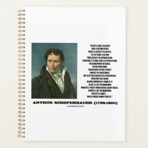 Arthur Schopenhauer Talent contre Genius Citation