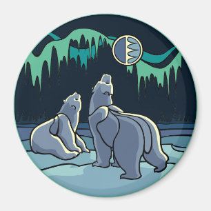 Artic Art Frigo Magnet Ours Polaire Cadeaux d'Art