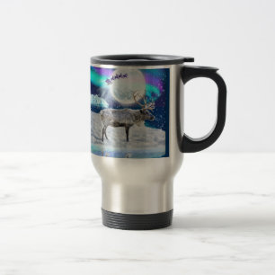Artic Reindeer & Santa Claus Imaginaire Mug