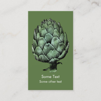 Artichoke Cartes de visite - Green Vegable Food
