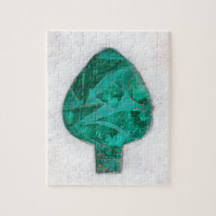 Artichoke - Peinture végétale fraîche Puzzle