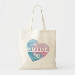 Article de bleu de sac fourre-tout à coeur de