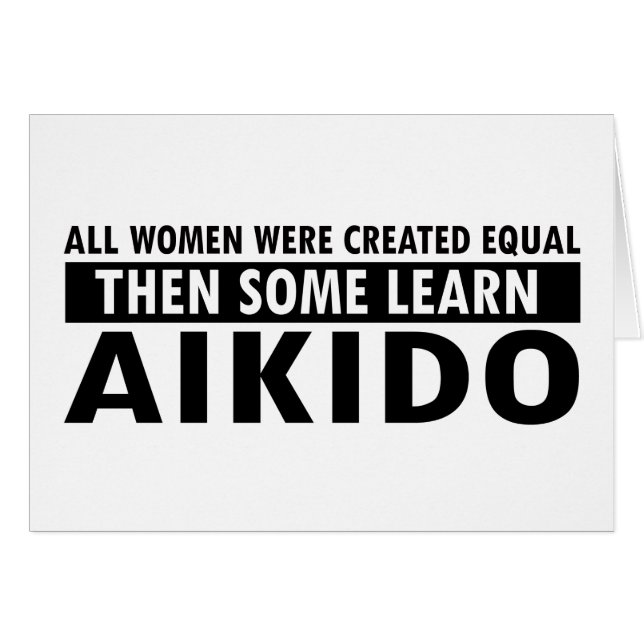 Articles de cadeau d'Aikido (Devant horizontal)