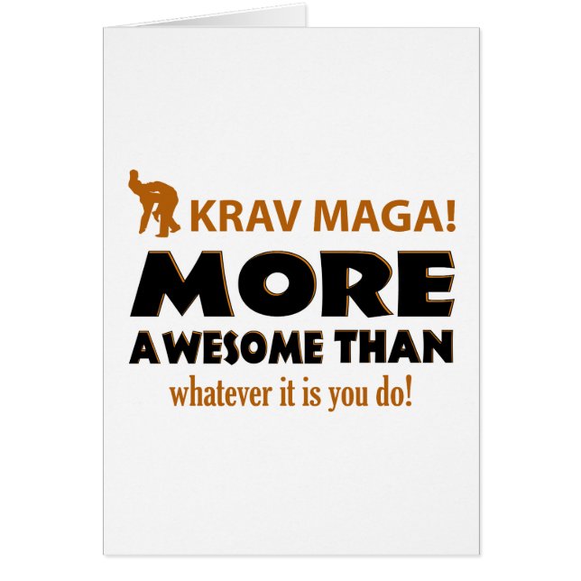 Articles de cadeau d'arts martiaux de Krav Maga (Devant)