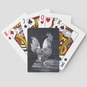 Artie des cartes de jeu de poulet