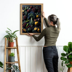 Artisan 3D Wall Art Fruits Unique Elégant Poster