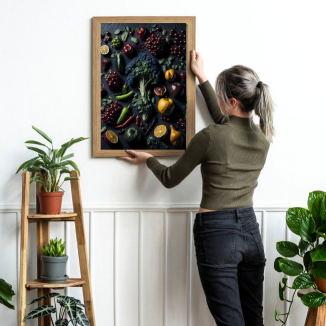 Artisan 3D Wall Art Fruits Unique Elégant Poster (Créateur téléchargé)