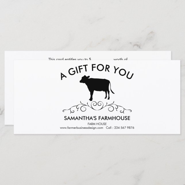 Artisan Cattle Farm (Devant / Derrière)