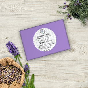 artisanal   Lavender Scruter maison ou Étiquette d