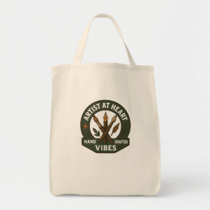 Artiste au coeur Sac fourre-tout Vintage artisanal