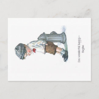 Artiste Comic Enfants Vieux Carte Postale