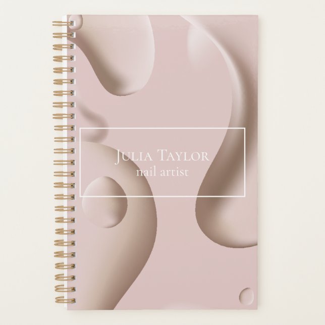 Artiste de clou professionnel moderne Pink Busines (Devant)