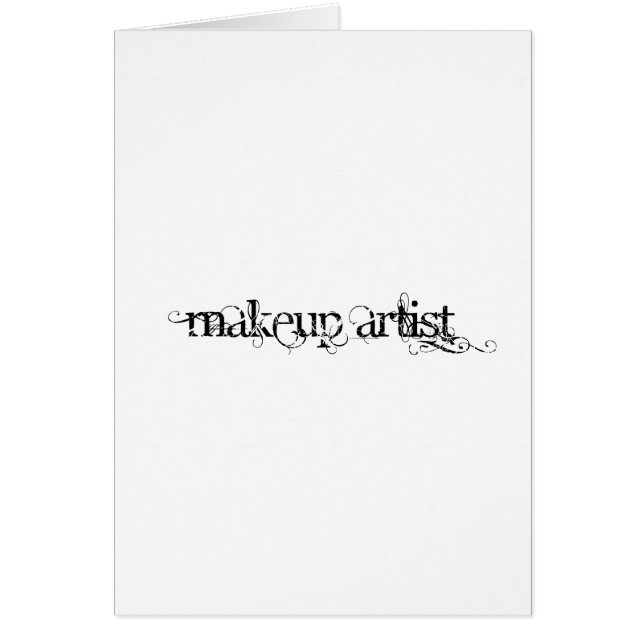 Artiste de maquillage (Devant)