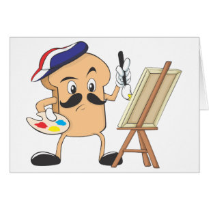 Artiste de pain grillé français