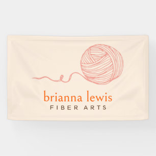 Artiste en fibre Bannière du marché du fil moderne