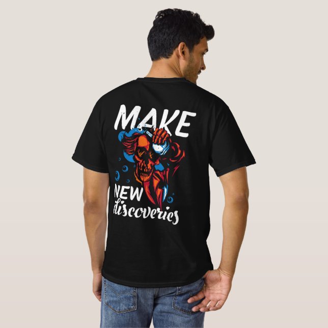 Artiste en T-shirt tissu (Dos entier)