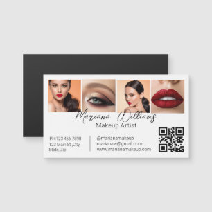 artiste maquillage code qr 4 photos aimant pour en